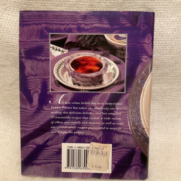 Elegantly Easy Creme Brulee by Debbie Puente Hardcover - Picture 2 of 5